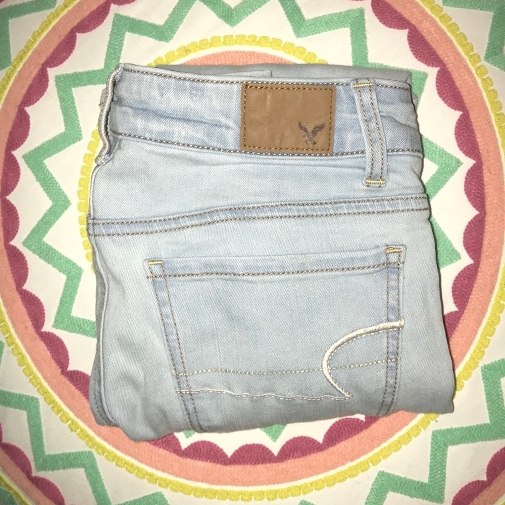 Bright Blue American Eagle Jeggings 🦅